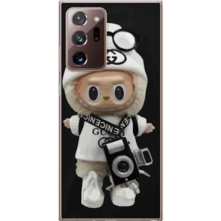 Kompatibelt Mobildeksel til Samsung Samsung Galaxy Note20 Ultra Stilig designerfigur med kamera og streetwear, leken samlerfigur i trendy urban esteti