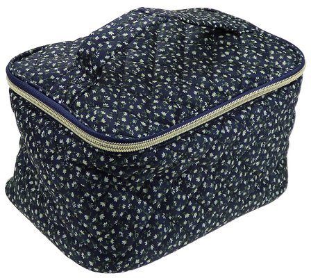 Senze Toilettaske med Blomsterprint Navy Firkantet, Tøj & Bolig, Makeup- & Toilettasker, Toilettasker