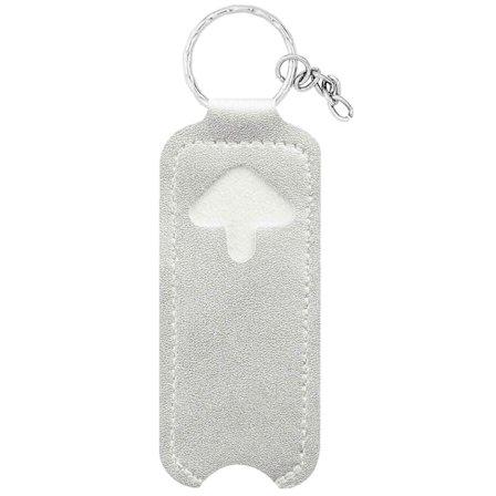 Mote Nøkkelring Leppestift Chapstick Holder Veske Nøkkelring Smykker Gave Tilbehør Lip Balm Nøkkelring for Ryggsekk Veske Gul