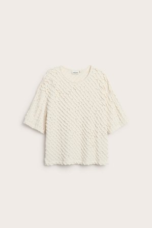 Kappahl | Strukturalny top | Offwhite