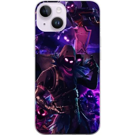 Apple iPhone 15 Gjennomsiktig deksel Fortnite Raven