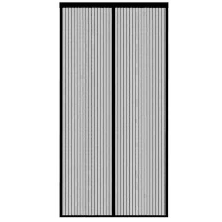 Magneettinen hyönteisverkko oviverho hyttysverkon verkkokalvo ovelle jopa 90 x 210 cm (musta)