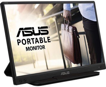 ASUS Zenscreen MB166C - Smidig 15,6tum bärbar bildskärm, perfekt när du är på språng