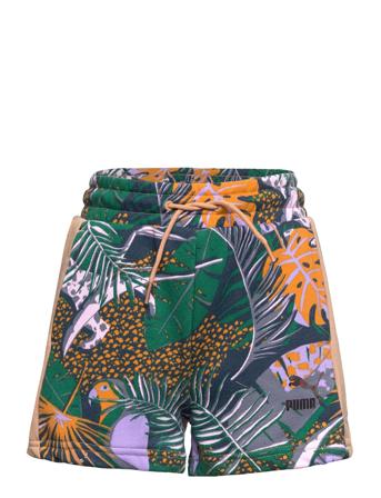T7 Vacay Queen Aop Shorts Tr G Shorts Sweat Shorts Multi/mønstret PUMA*Betinget Tilbud