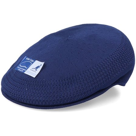 Kangol - Sininen flatcap Lippis - Tropic 504 Ventair Navy Flat Cap @ Hatstore