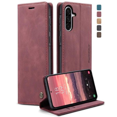 Samsung Galaxy A56 Deksel CaseMe 013 Multifunksjonelt Horisontalt Flip Lærdeksel [JSR]