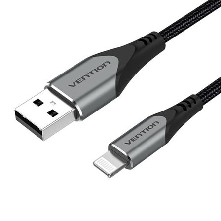 Kabel USB 2.0 till Lightning, Vention LABHF 2,4A 1m (grå)