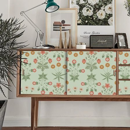 1 paquet d'autocollants de rénovation de papier peint maison salo