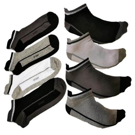 4 Par Ankel Strumpor - Sneaker Strl-39-42 Multifärg