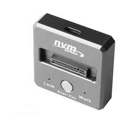 10Gbps M2 SATA NVMe till USB 3.1 Dockningsstation SSD Adapter SATA NVMe Dubbel Protokoll för 2230 2242 2280 22110 M2 SSD-kapsling Bas