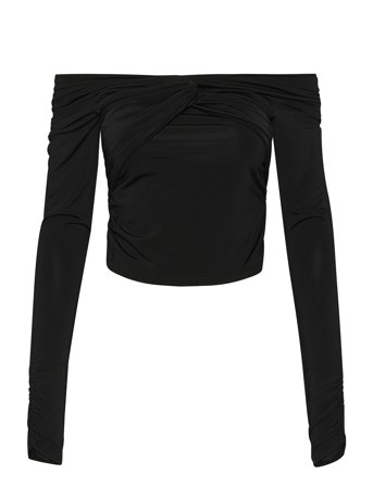 Sammygz Ls Top Black Gestuz