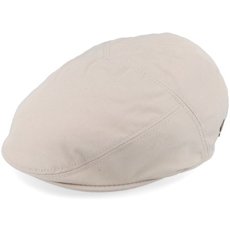 Bailey - Beige flatcap Czapka Z Daszkiem - Graham Chino Flat Cap @ Hatstore