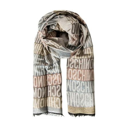 Love Moschino Silky Scarves , Beige , Dames , Maat: ONE Size