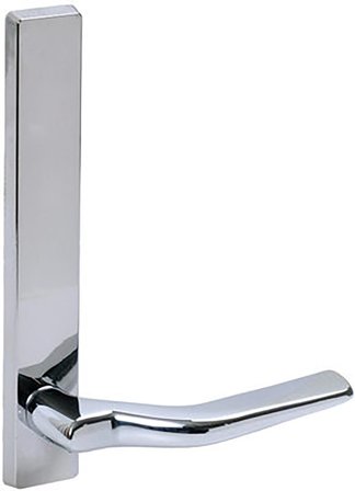 ASSA 804454100011 Täckskylt 8 mm, förkromad Utsida, Dörrar