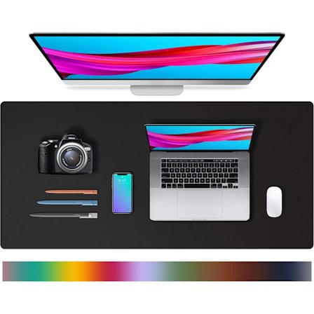 Kirjoituspöytäalusta, PU-nahkainen kirjoituspöytäalusta, hiirimatto, liukumaton kirjoituspöydän suojus