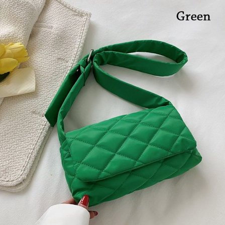 Axelväskor Puffy Handväskor GRÖN - high quality