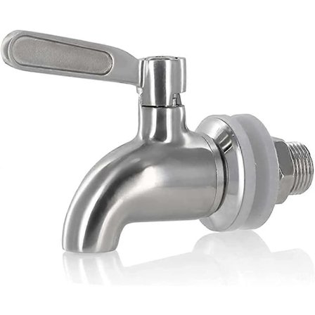 Drikkedispenser kran, øltønnekran, rustfritt stål erstatningskran