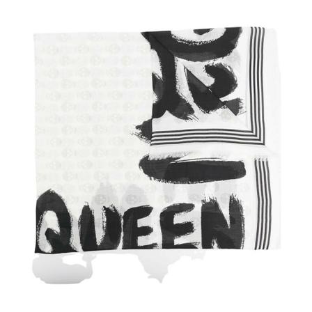 Alexander McQueen, Scarves Czarny, Kobieta, Rozmiar: ONE Size