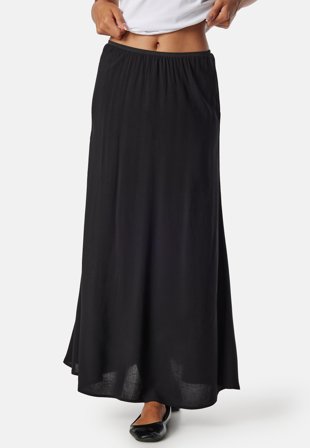 VERO MODA Vmalba ankle skirt Black Tøj