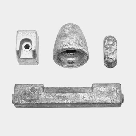 Anodsats, Evinrude, Aluminium