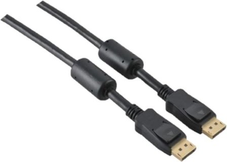 EXC Displayport 1.2 hq cord | DisplayPort - DisplayPort | Max 4096x2160 | Black | 2m