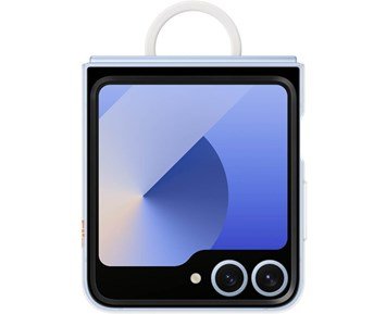 Samsung Galaxy Flip6 Clear Case - Transparent - Transparent skal med ring till Samsung Galaxy Z Flip6