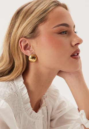 BY JOLIMA Retro Earring Gold Tøj