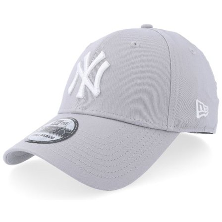 New Era - MLB Grå flexfit Keps - New York Yankees 39Thirty Grey/White Flexfit @ Hatstore