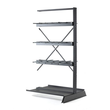 Vertikalregal PLUS doppelseitig, Anbaumodul, 2500 x 1250 mm