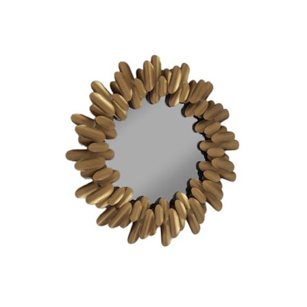 Thorn-peili, metallinen kulta, 62,5 x 4 x 62,5 cm