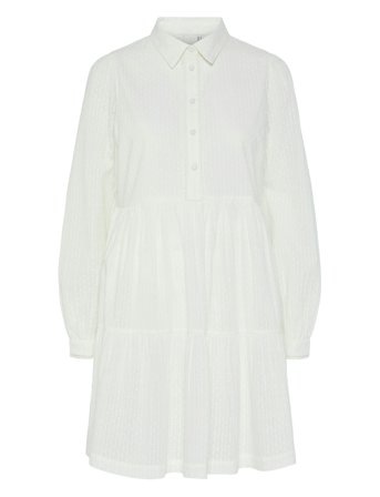 Yastia Ls Dress S. Noos White YAS
