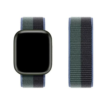 Nylon Loop Armband för Apple Watch band 44mm 40mm 45mm 41mm 46 42mm 49mm 44 45 mm armband iWatch serie 10 9 SE 7 6 5 4 Ultra 2