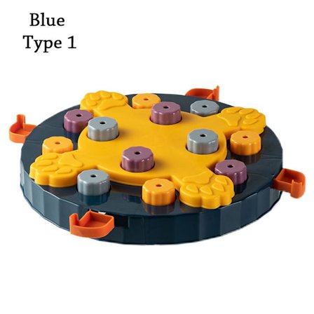 Hundpusselleksaker Matläckage Lek BLÅ TYP 1 - high quality