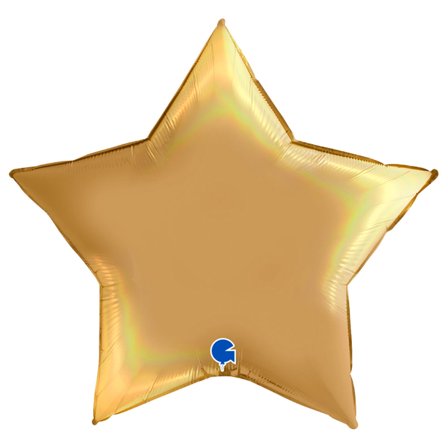 Iso Ilmapallo Tähti Holografinen Platina Samppanja