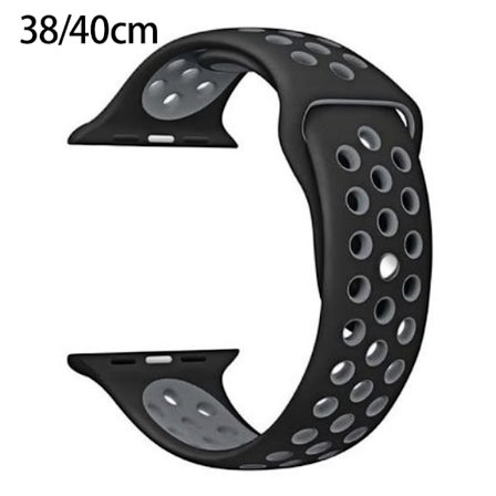 Silikon apple iwatch4567 generation SE sportrem black&grey 38/40mm