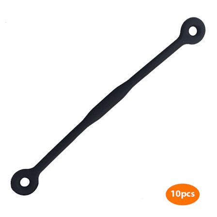 10 stk lang form Tennisracket Demper Absorber Tenisracket