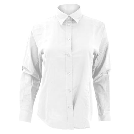 Kustom Kit Dam Workwear Oxford Långärmad Skjorta 8 Vit