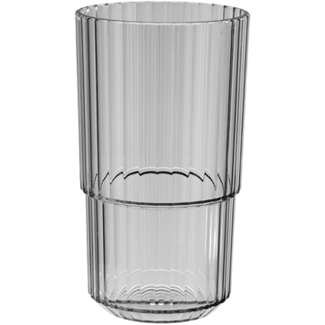Drikkeglass APS Linea Grå Trit