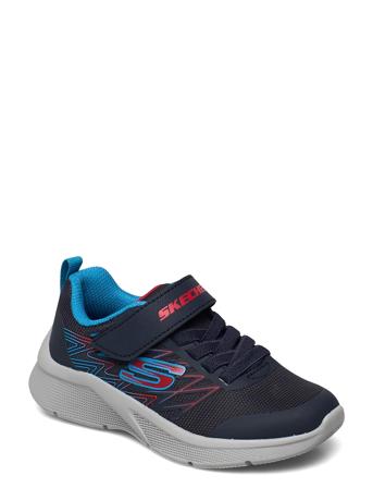 Boys Microspec Low-top Sneakers Blå Skechers