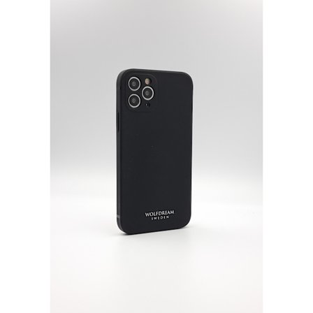 Svart TPU silikon skal med kamera skydd till Iphone 12PROMAX