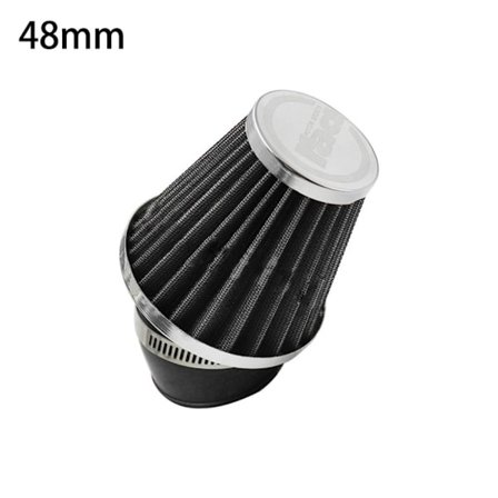 Motorcykel Luftfilter Halsluftfilter 48MMSLIVER SLIVER
