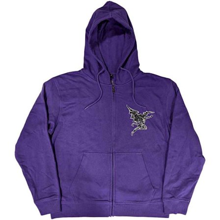 Black Sabbath Unisex Adult Henry Logo Full Zip Hoodie M Lila