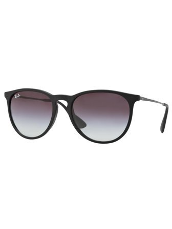 Ray Ban highstreet Men's Sunglasses with a frame made of nylon in black and plastic lenses in grey gradient