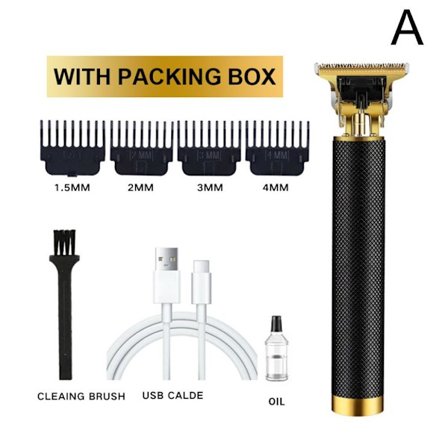Elektrisk Hårklippare Trimmer USB Uppladdningsbar Razor Clipper Sha