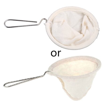 Kaffefilter Sil Med Handtag Filterpåse Kanna Flanell Tyg Mesh Korg
