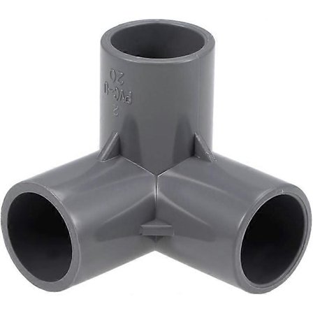 PVC 3-vägs koppling för bevattning 25mm