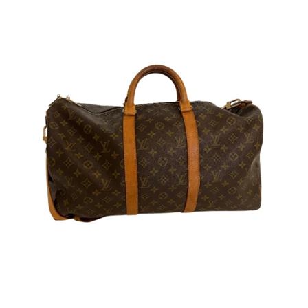 Louis Vuitton Vintage Pre-owned Coated canvas travel-Väska brun, Dam Vintage Väskor, Dam, Storlek: ONE SIZE