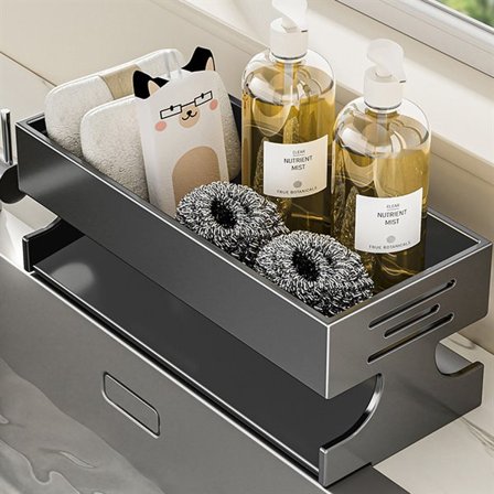 Håndvaskholder til karklud og opvaskebørste