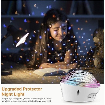 Led Star Night Light Projector Baby Kids Sleep Starry Night Lamp Room Decor