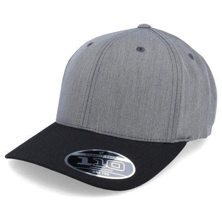 Flexfit - Gris adjustable Gorra - Dark Grey/Black 110 Adjustable @ Hatstore